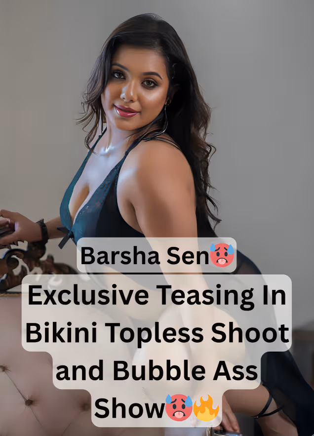 Image of Famous Supersexy Bong Model Barsha Sen Teasing In Sexy Bikini Topless Shoot and Bubble Jumping Ass Show Fully Nude With Sexy Moves
