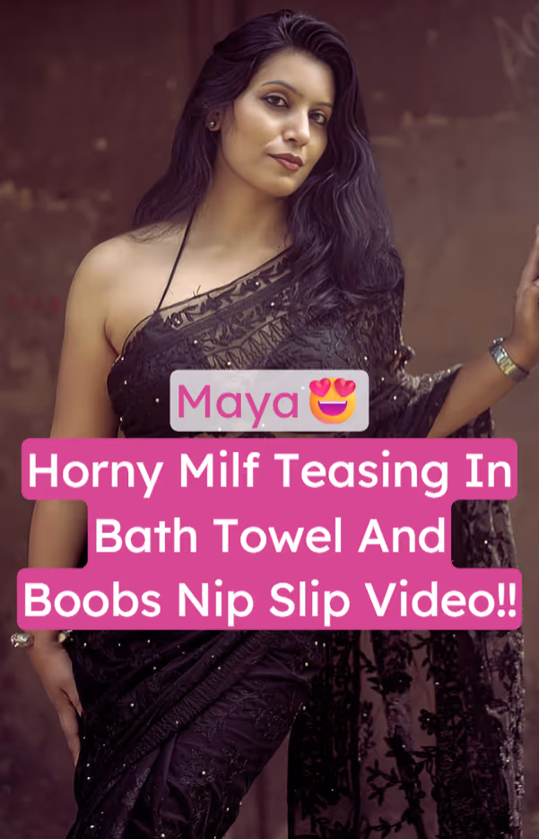 Featured image for Horny Milf Maya Leaked Nude Bath Teasing Video With Nip Slip And Boobs Exposed