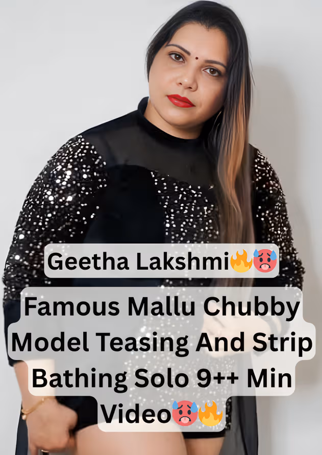 Image of Famous Mallu Chubby Model Geetha Lakshmi Teasing Fully Nude In Shower Taking Solo Strip Bathing Premium Video