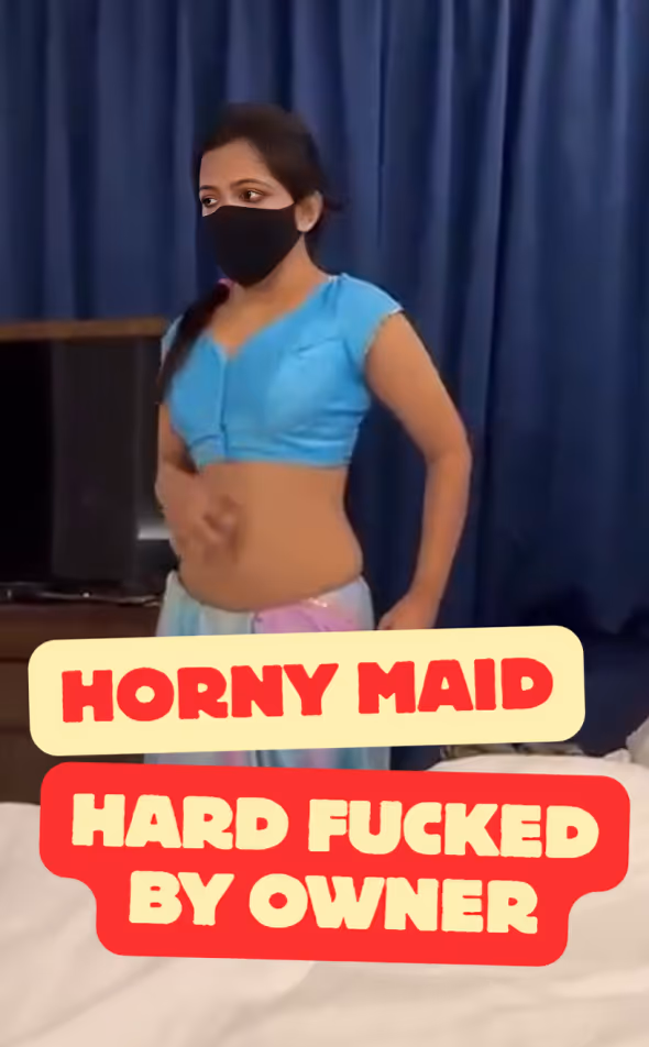 Image of Horny Desi Maid Sucks Owner's Cock and Gets Hard Fucked While Cleaning Room