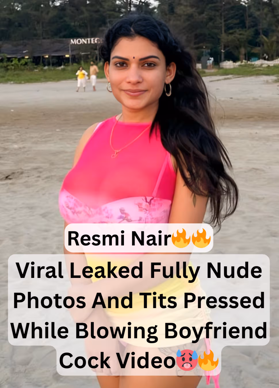 Image of Superhot Busty Famous Mallu Model Resmi Nair Leaked Fully Nude Photos And Big Tits Pressed By Her Boyfriend While She Blowing His Cock Viral Clip