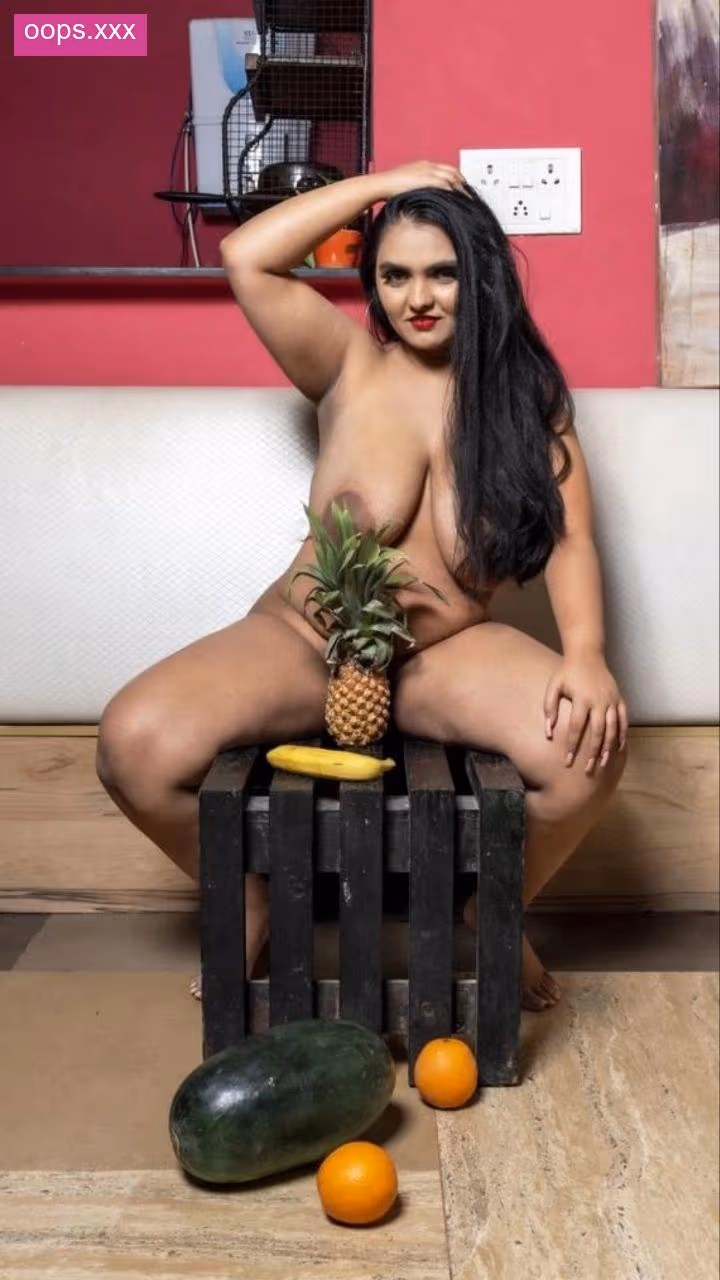 Image of Famous Chubby Desi Model Srishti Khan Full Nude Leaked Photoshoot Huge Boobs And Pussy Rubs Pics