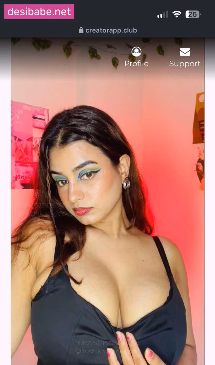 Image of Sexy Insta Influencer Tushikha Goswami Leaked Private App Showing Big Boobs Nude Pics