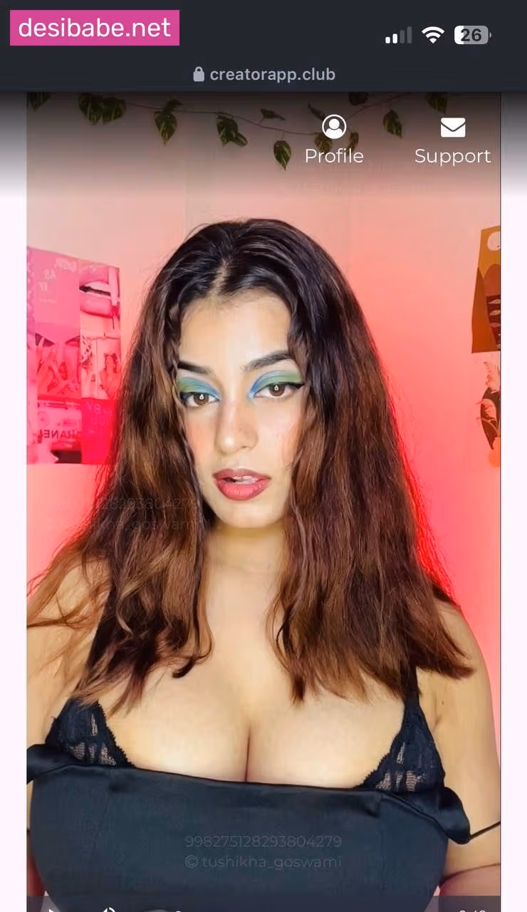 Image of Sexy Insta Influencer Tushikha Goswami Leaked Private App Showing Big Boobs Nude Pics